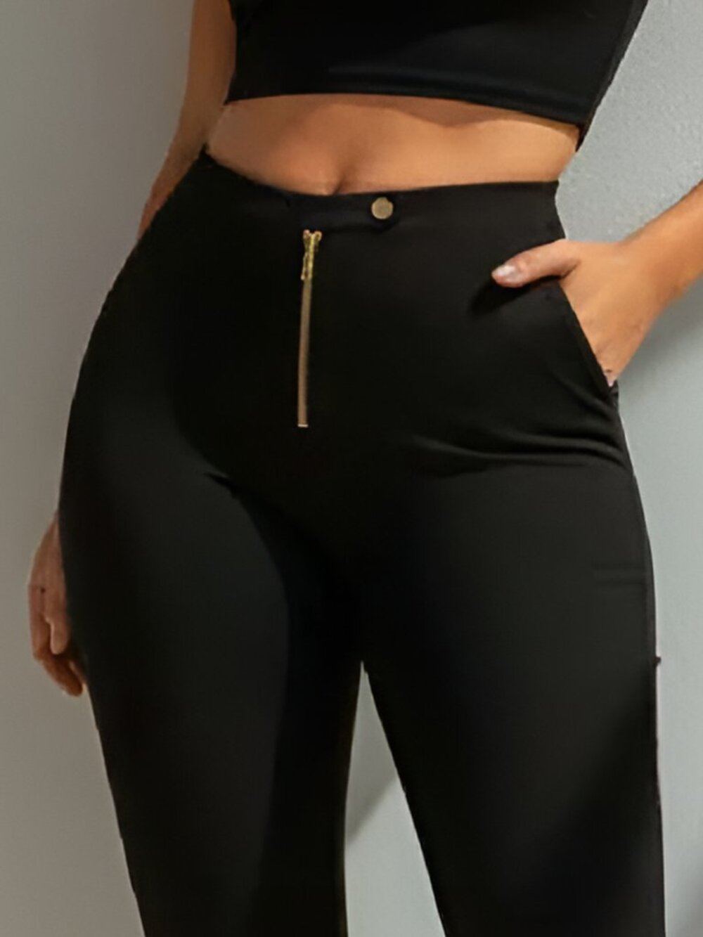 Stagmi Colombiana Shaping Leggings Moldeador w/ Interior Faja Girdle Adds Volume